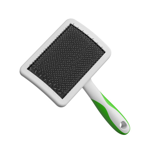 Andis 68540 Self-Cleaning Slicker Brush, Large, Green