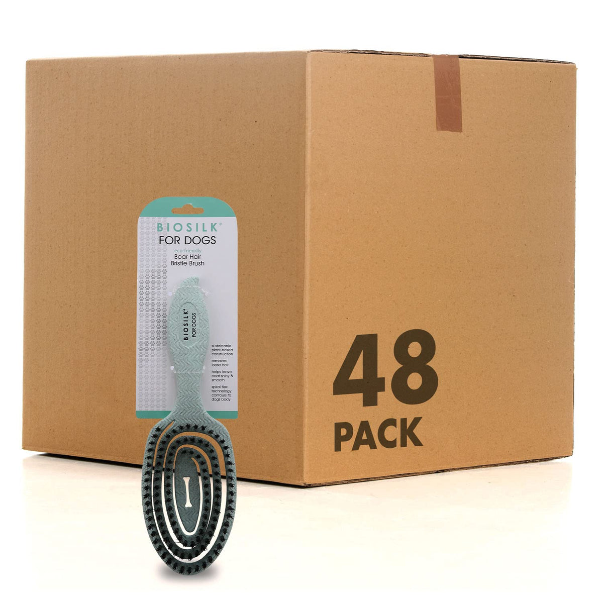 BioSilk for Pets Eco-Friendly Detangling Pin Brush for Dogs