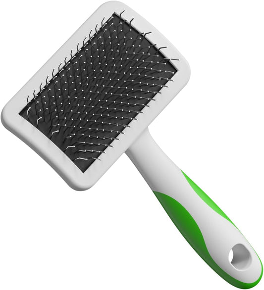 Andis 68565 Stainless-Steel Slicker Brush, Medium, Green