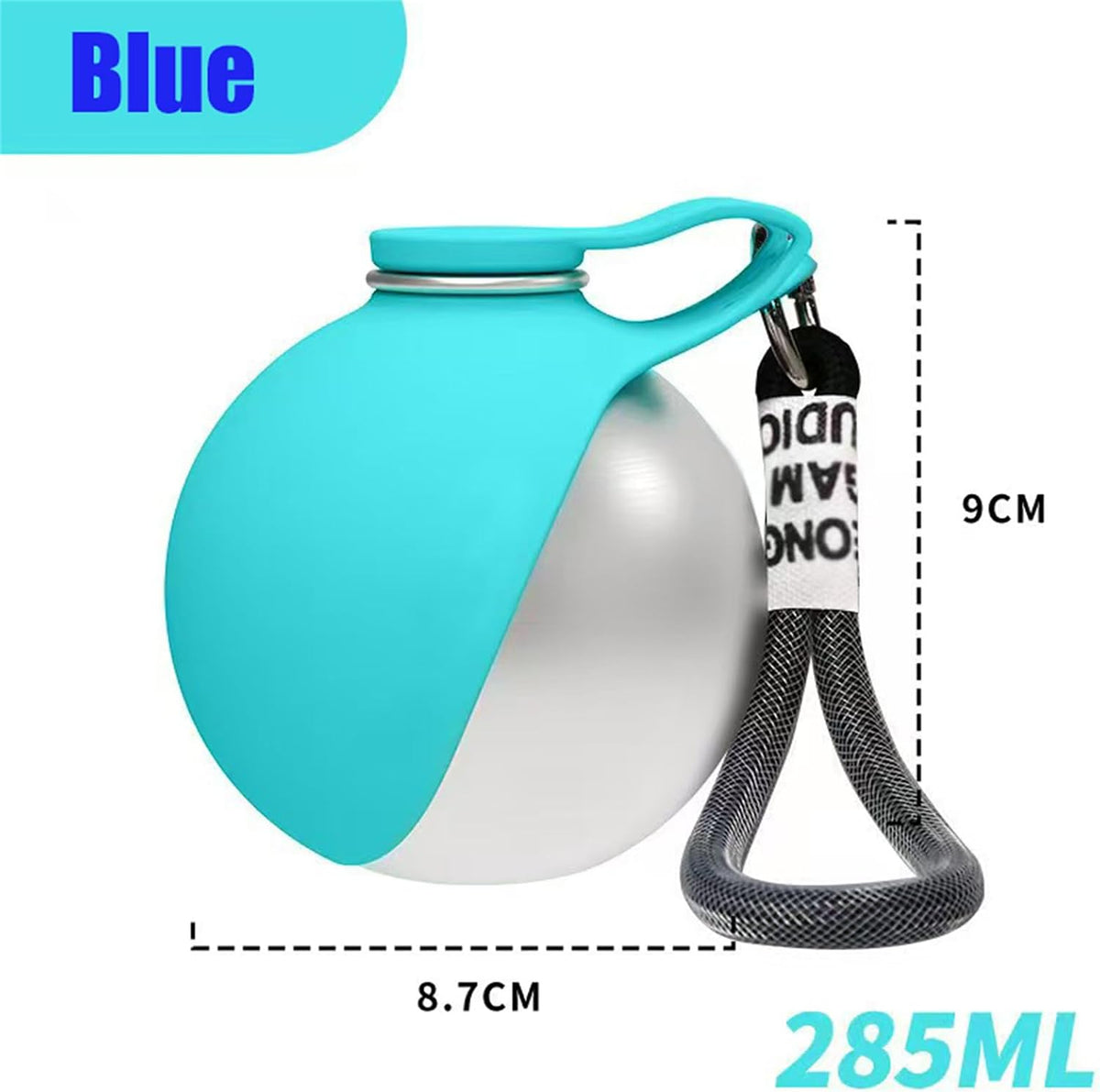 Portable Dog Water Bottle 10oz, Leak Proof No Spill Travel Water Dispenser