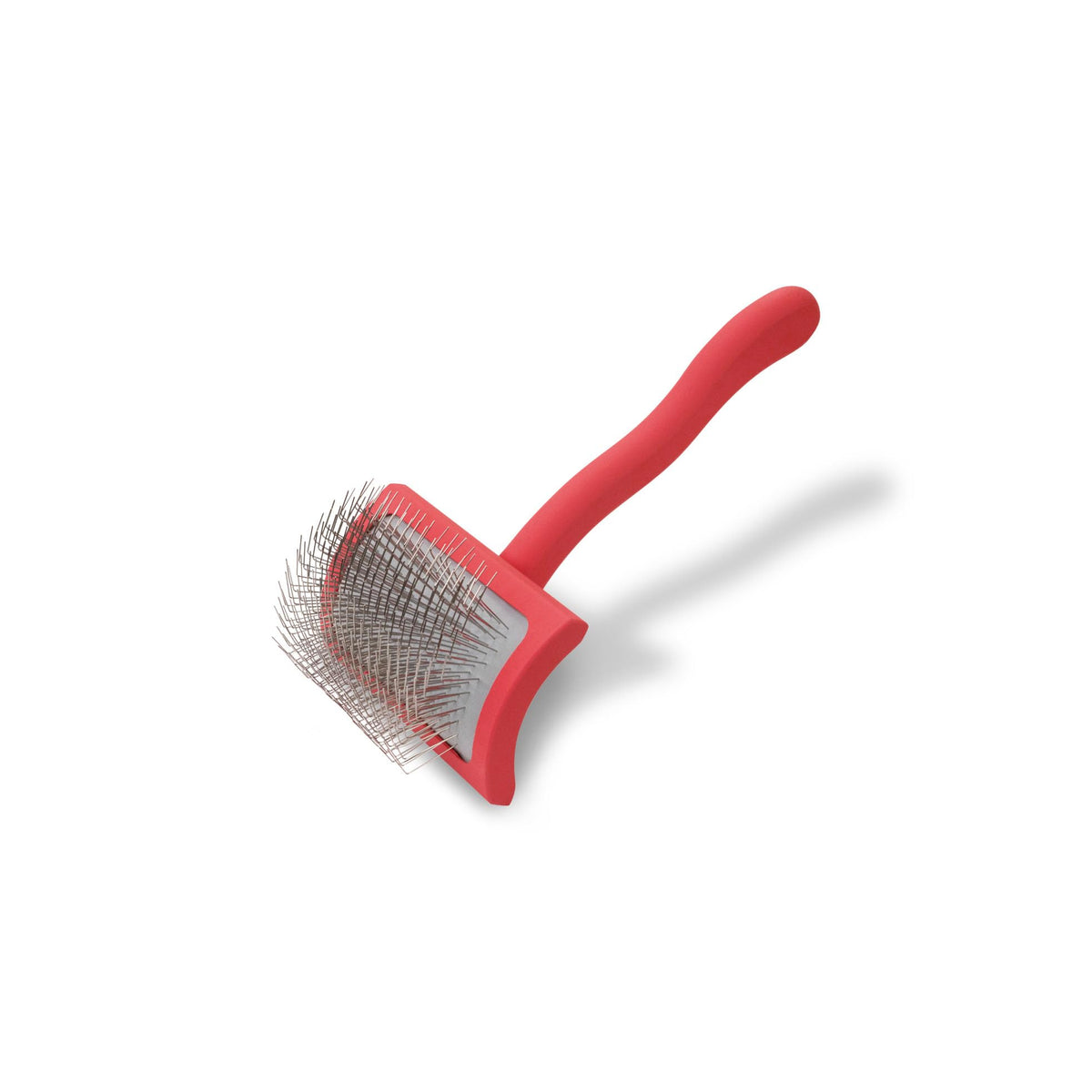 Chris Christensen Big G Dog Slicker Brush for Dogs (Goldendoodles, Labradoodles, Poodles), Groom Like a Professional, Fluff Detangle Style, Saves Time Energy, Teal, Large