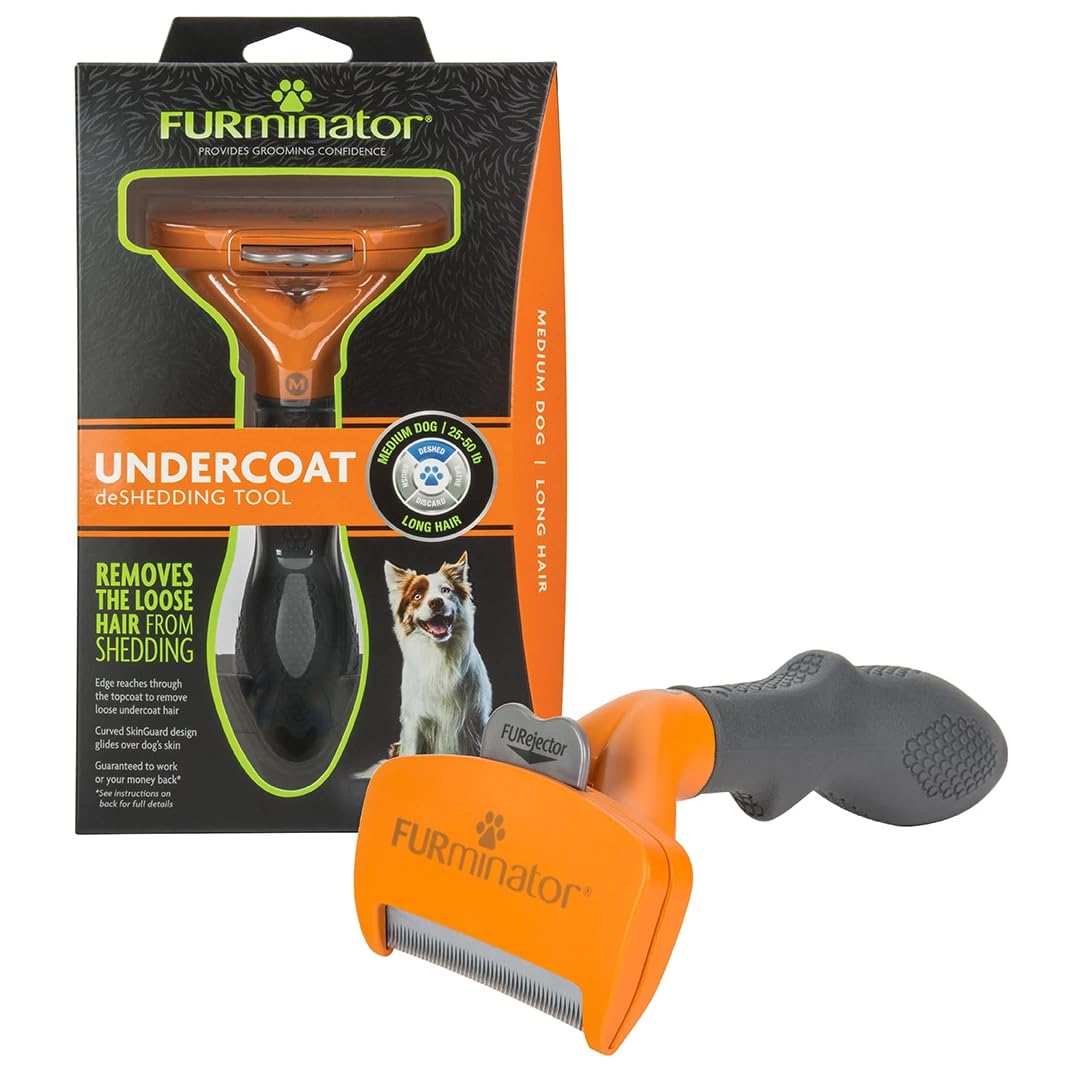 FURminator Medium Dog Undercoat deShedding Tool for Short Hair