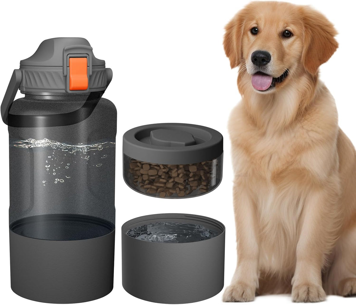Cibaabo 53oz Large Dog Water Bottle for All Day Travel Feeding & Hydration
