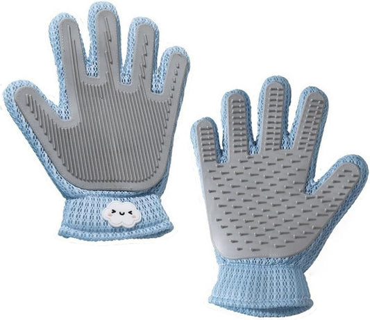 Cat Grooming Gloves, Upgraded 2-in-1 Double-Sided, 1 Count