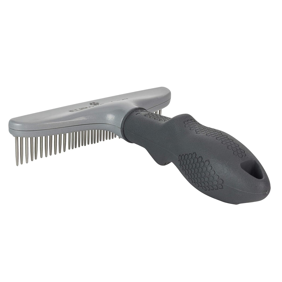 FURminator Grooming Rake Tool for Dogs & Cats With Thick Coats