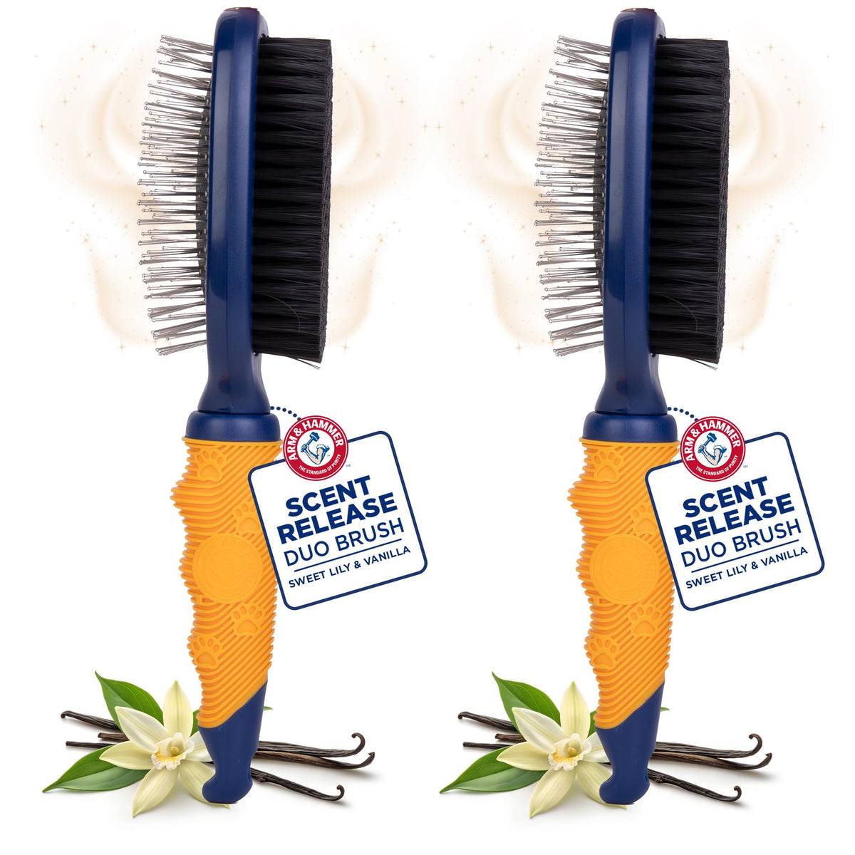 Arm & Hammer Deodorizing Dog Grooming Glove, Lily & Vanilla Scent