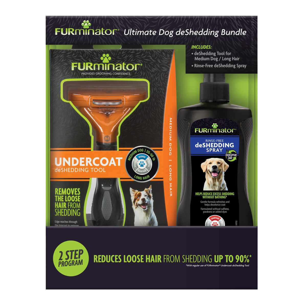 FURminator Medium Dog Undercoat deShedding Tool for Short Hair