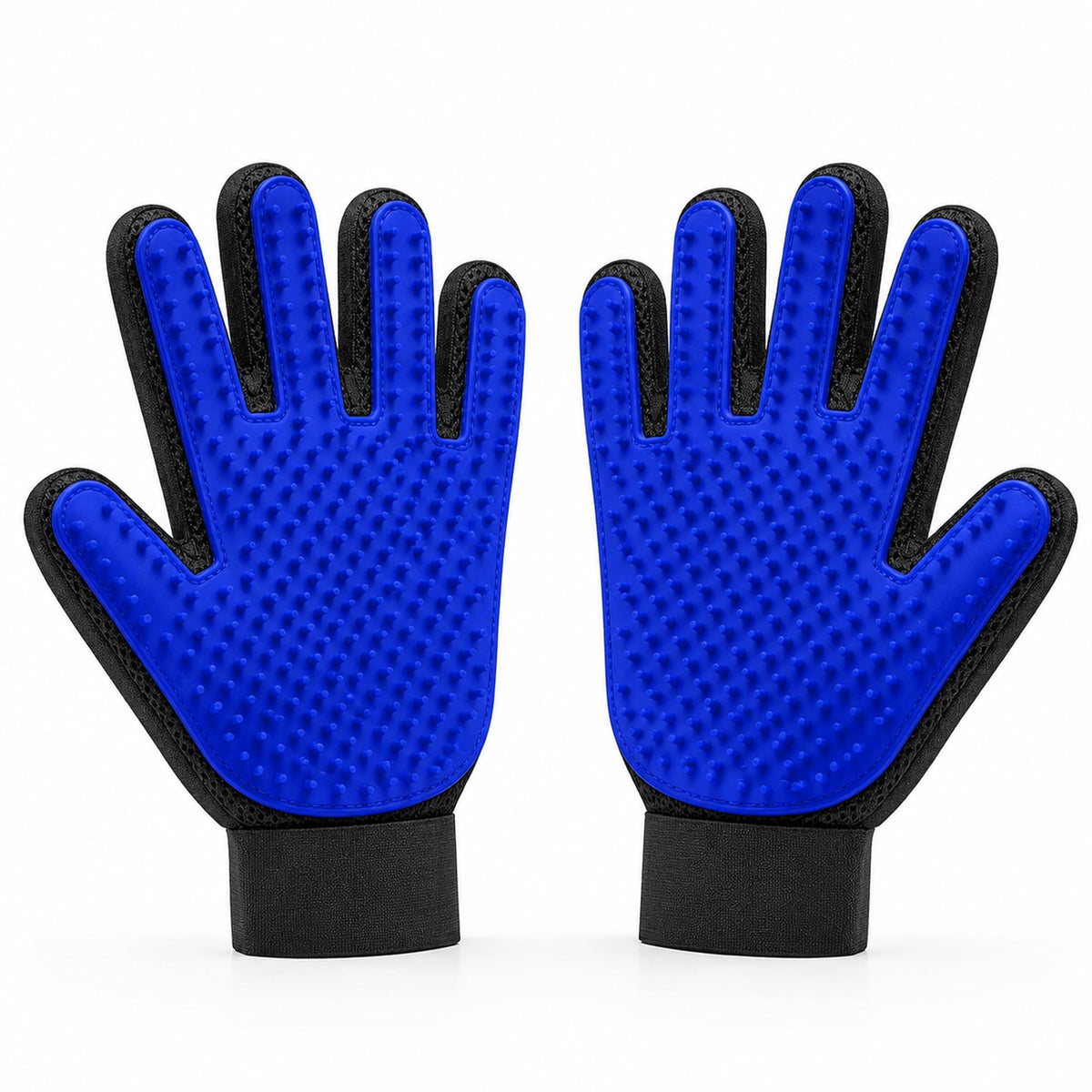 Pet Hair Removal Glove with Silicone Tips for Cat&Dog,1 Pair,Red
